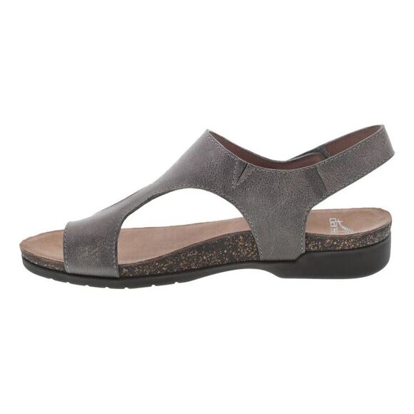 Dansko Reece Thong Sandals Women's US 5.5-6 Stone Burnished Leather RHS2976 - Picture 7 of 12
